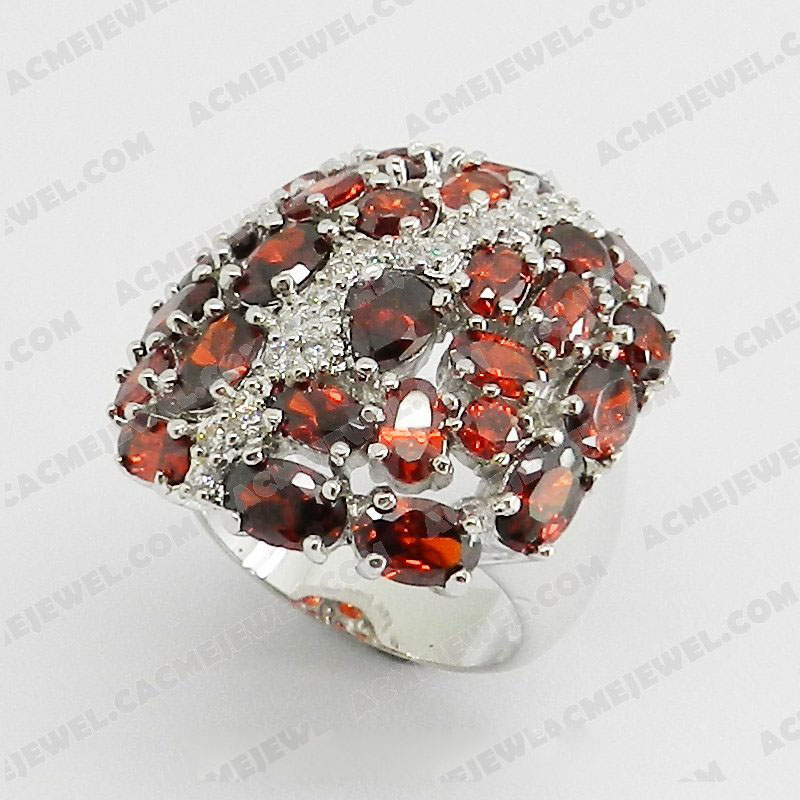 Rings Brass Shiny Rhodium