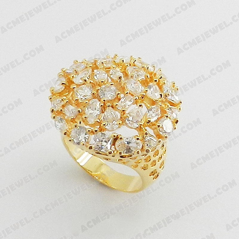 Rings Brass Shiny Gold