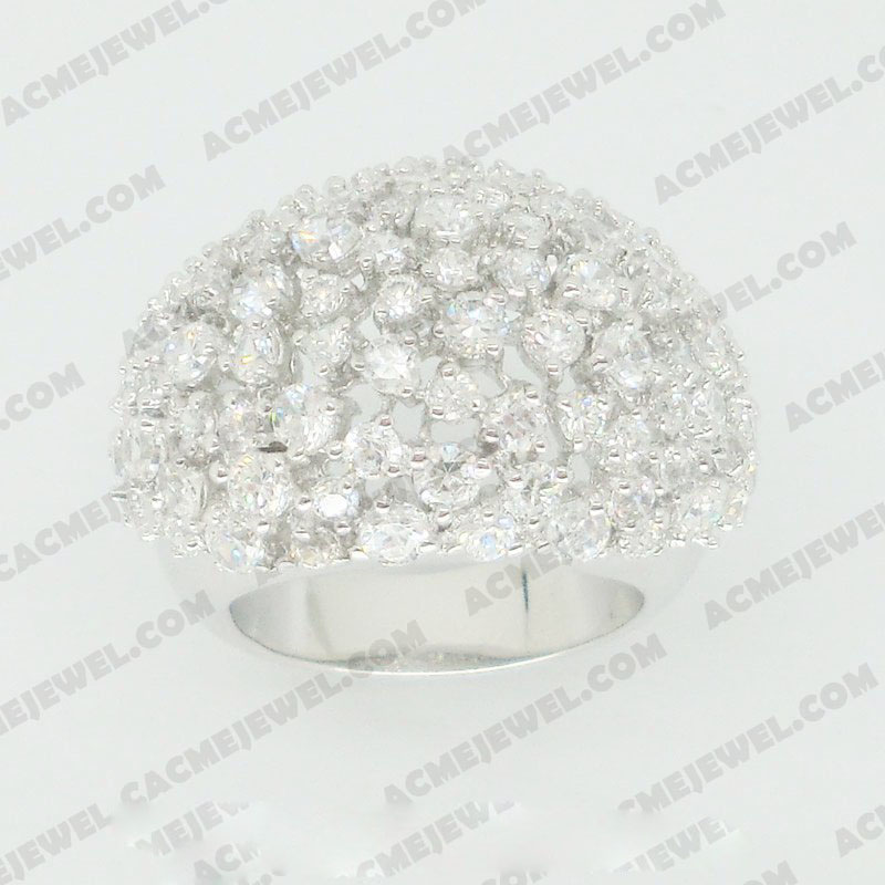 Rings Brass Shiny Rhodium