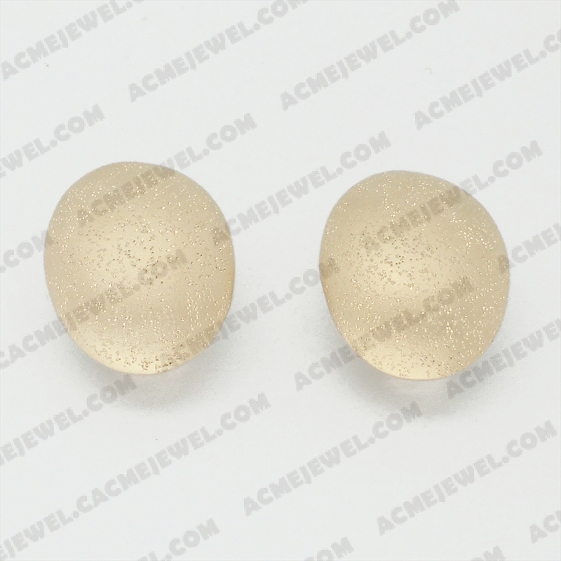 Earrings Brass matt / sparkling / shiny 3-Tone(Matt Gold Plating / Sparkling Finishing / Gold Plating)
