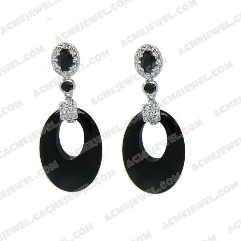 Earrings Silver / Brass  Rhoduim plating