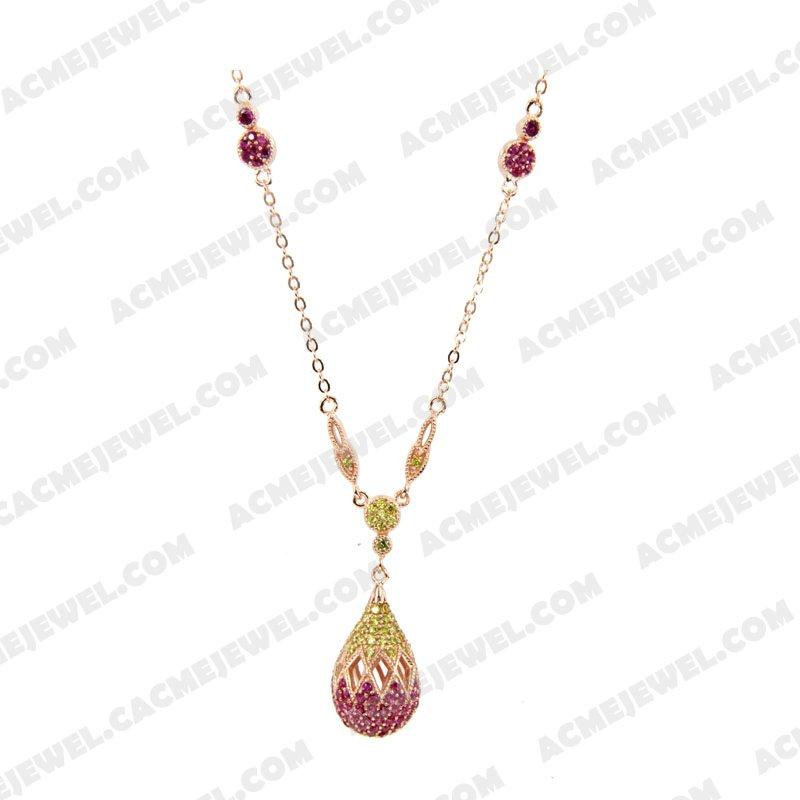 Necklace 925 Sterling Silver  Gold 