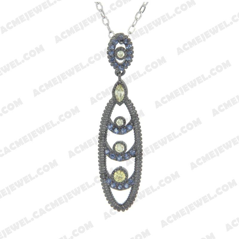 Pendants 925 Sterling Silver  Black rhodium 