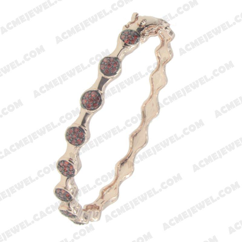 Bracelets & Bangles 925 sterling silver  2-tone Rose gold and black rhodium