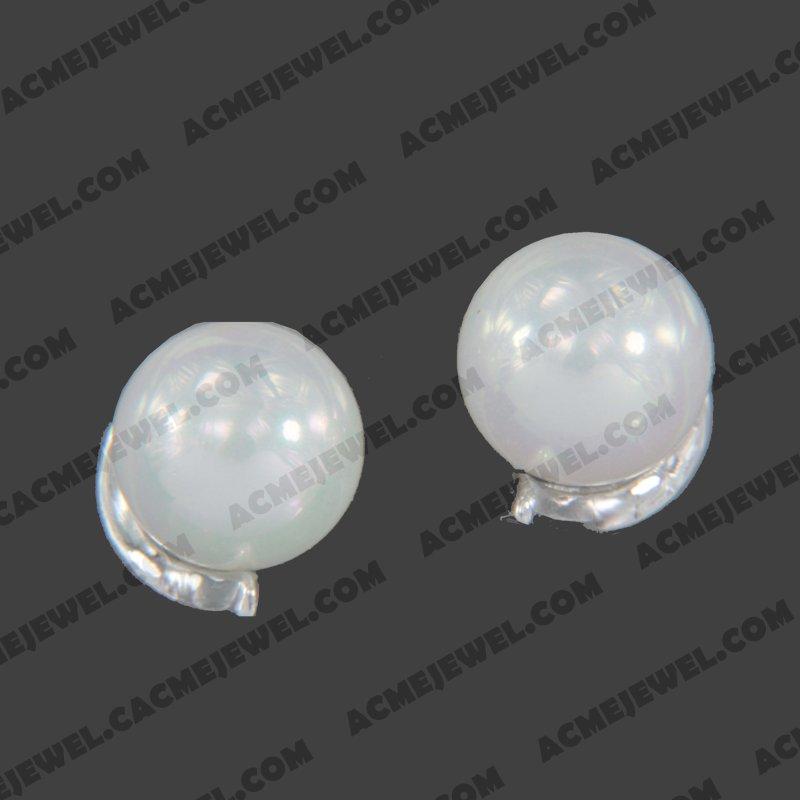 Earrings 925 sterling silver   Rhodium 