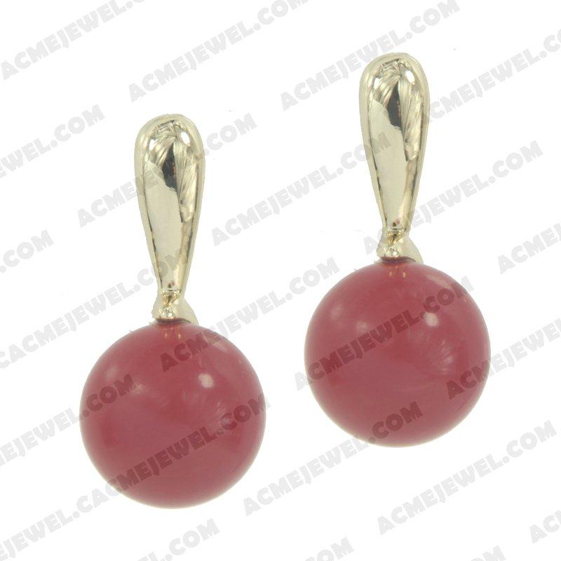 Earrings 925 sterling silver   Gold 