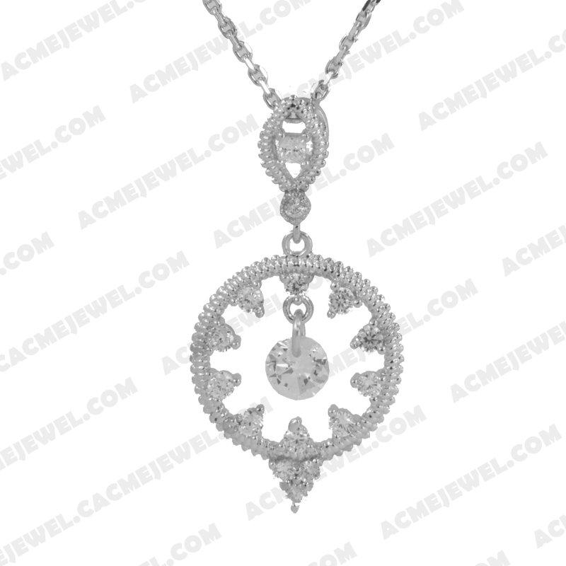 Pendants 925 sterling silver  White Rhodium 
