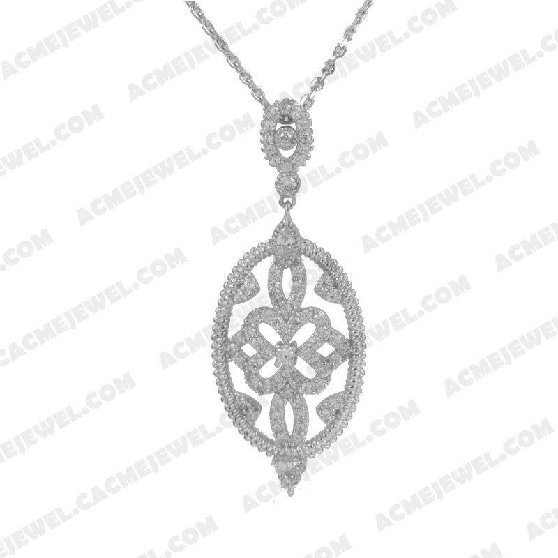 Pendants 925 sterling silver  White Rhodium 