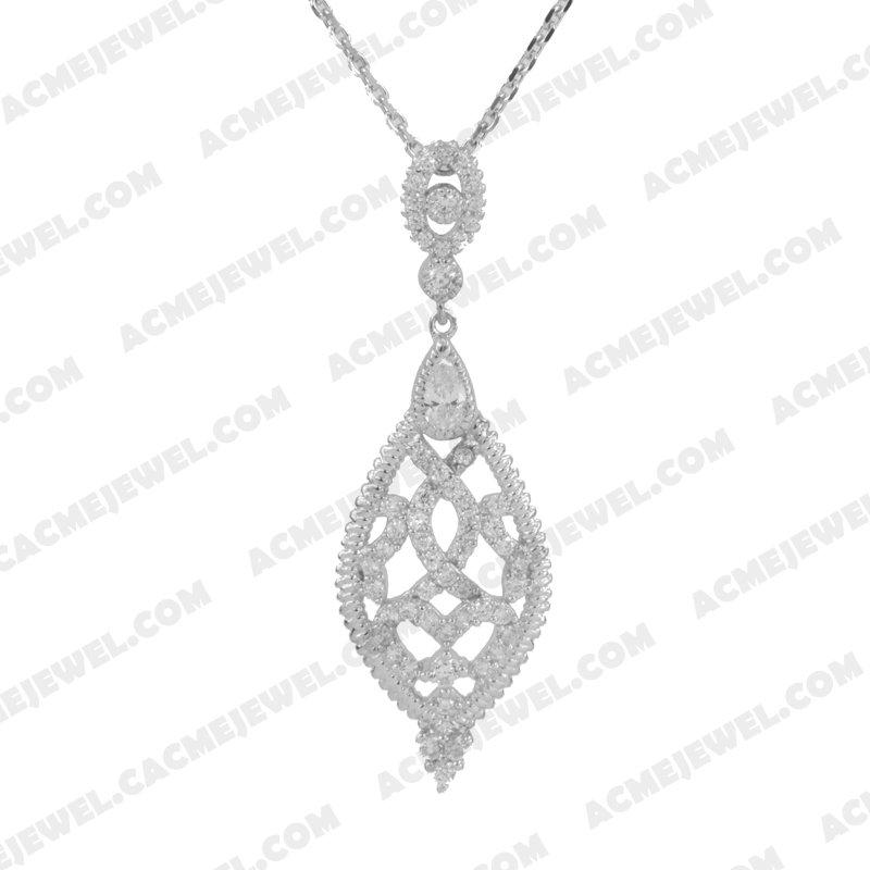 Pendants 925 sterling silver  White Rhodium 