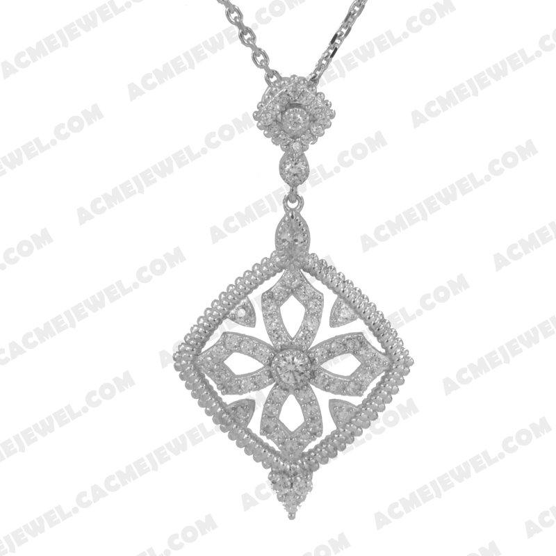 Pendants 925 sterling silver  White Rhodium 