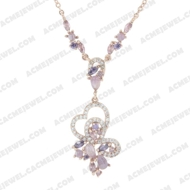Necklace 925 Sterling Silver  Rose gold