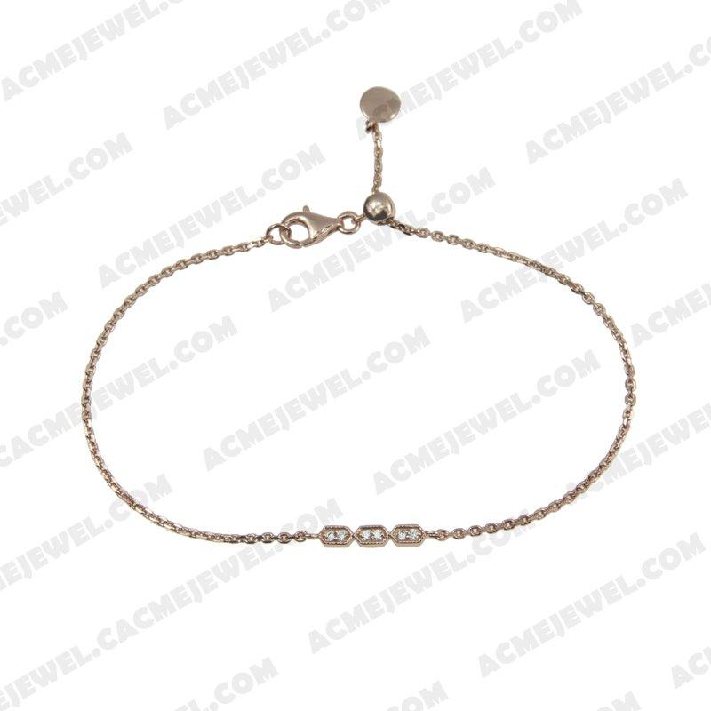 Bracelets & Bangles 925 Sterling Silver  Rose gold