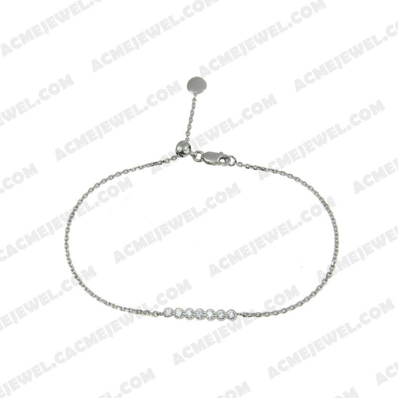 Bracelets & Bangles 925 Sterling Silver  Rhodium
