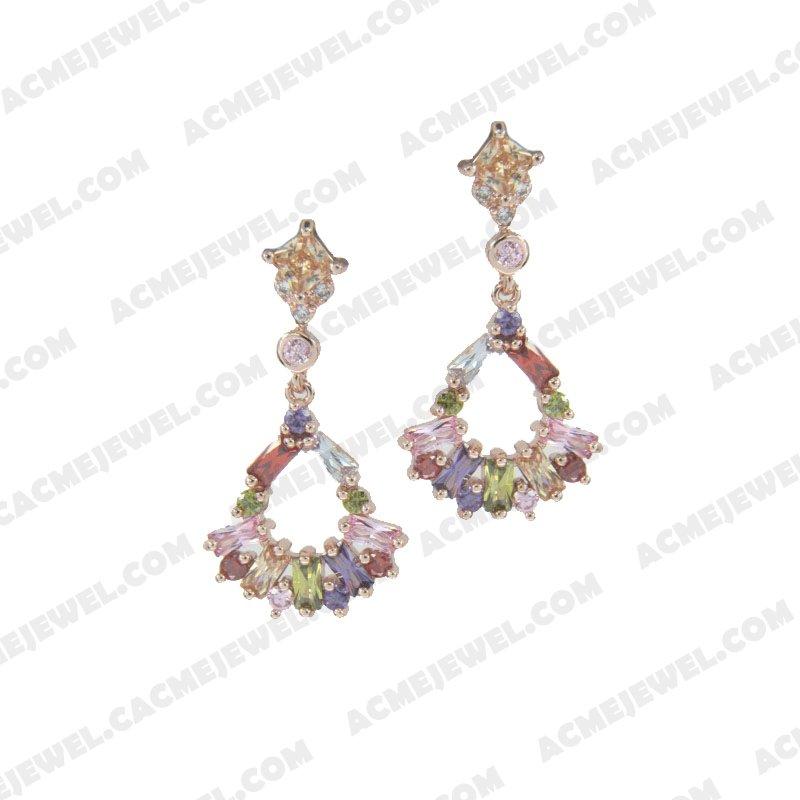 Earrings 925 sterling silver   Rose gold 