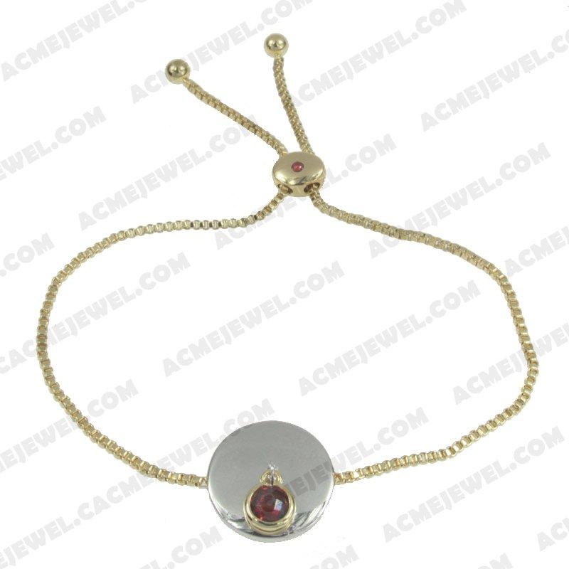 Bracelets & Bangles 925 sterling silver  2-tone Gold and rhodium